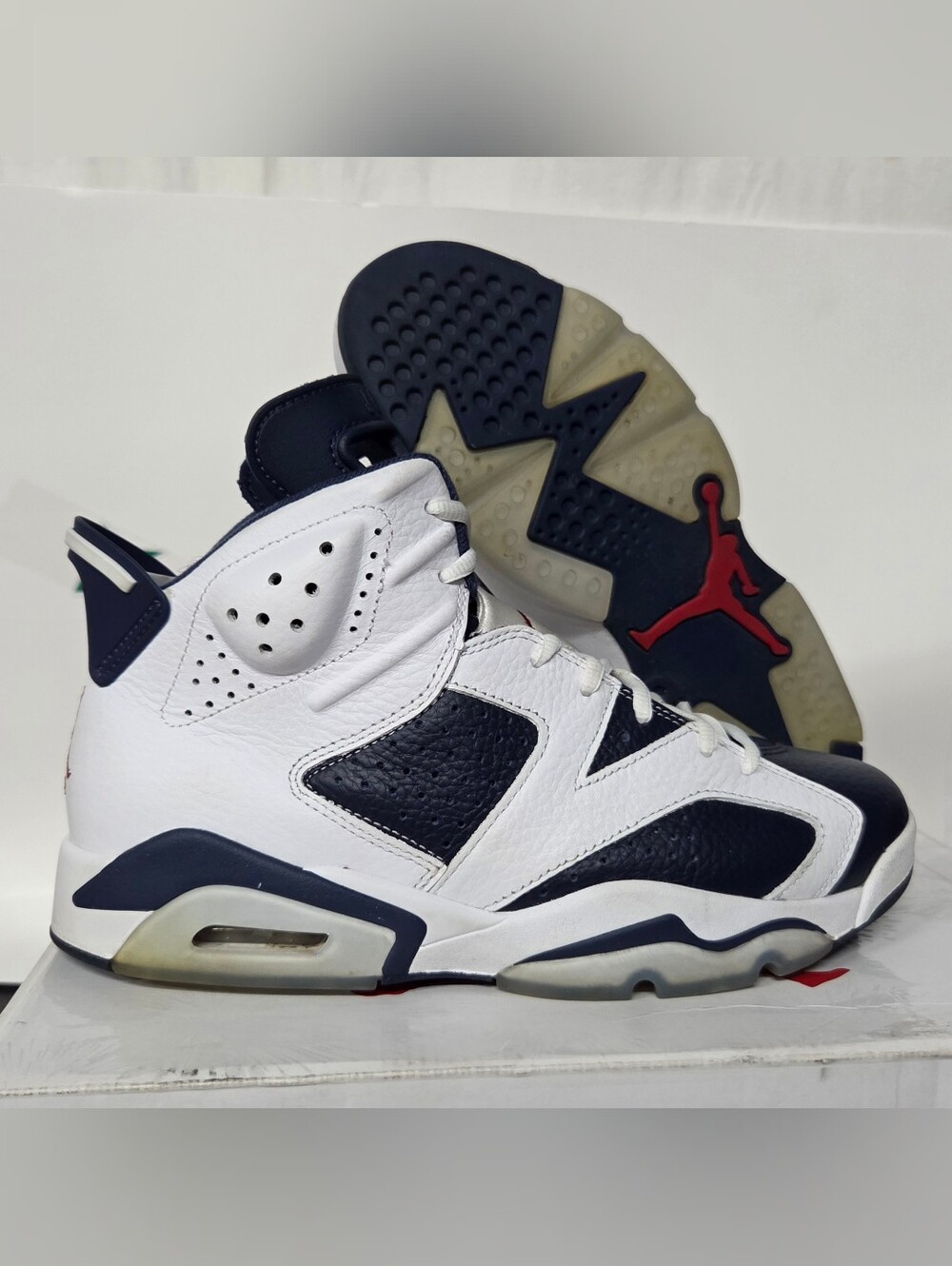 -Nike Air Jordan 6 “Olympic” Retro Basketball Blue Men CT8529-164  Mens 9.5